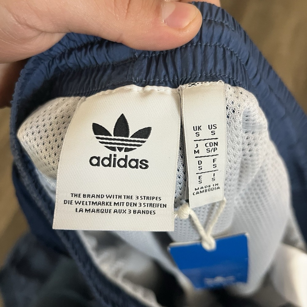 NWT Adidas Blue and White Track Pants - Picture 3 of 14